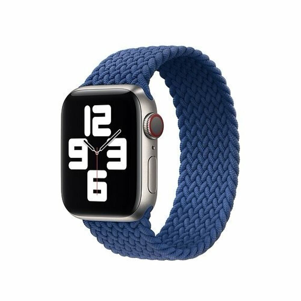 Apple Watch Braided Solo Loop Band 40mm Atlantic Blue Size 9 MY742FE/A NIB